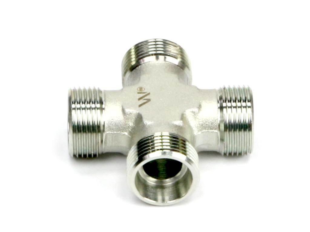 Czwórnik hydrauliczny metryczny BBBB M26x1.5 18L Waryński W-9011111818 - zdjęcie 4