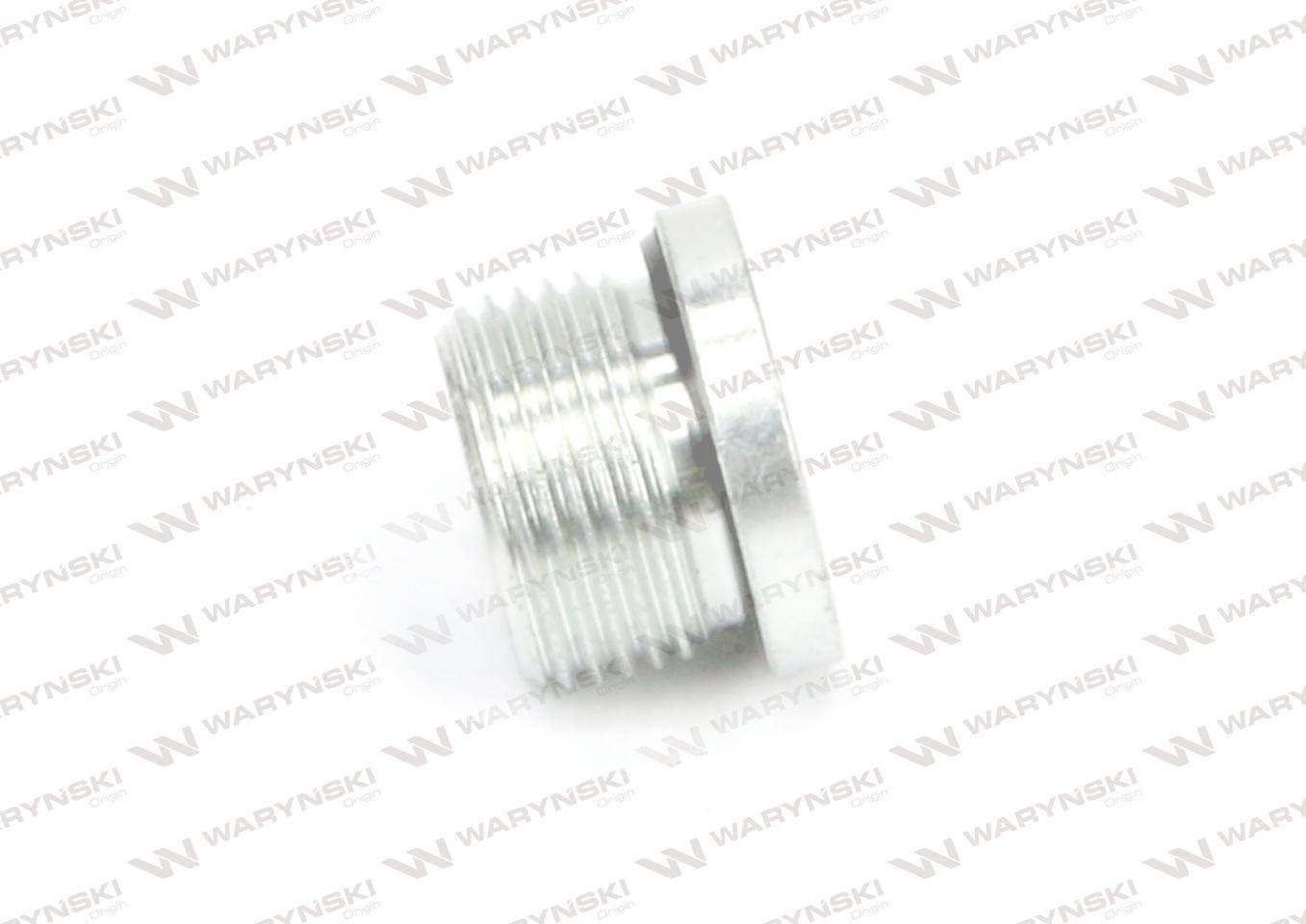 Korek hydrauliczny calowy (na imbus) 1/4" BSP ED Waryński 10szt - zdjęcie 5