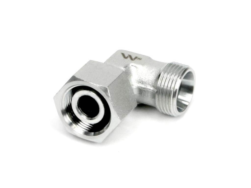Kolanko hydrauliczne metryczne AB M22x1.5 15L (XEVW) Waryński 5szt - zdjęcie 2