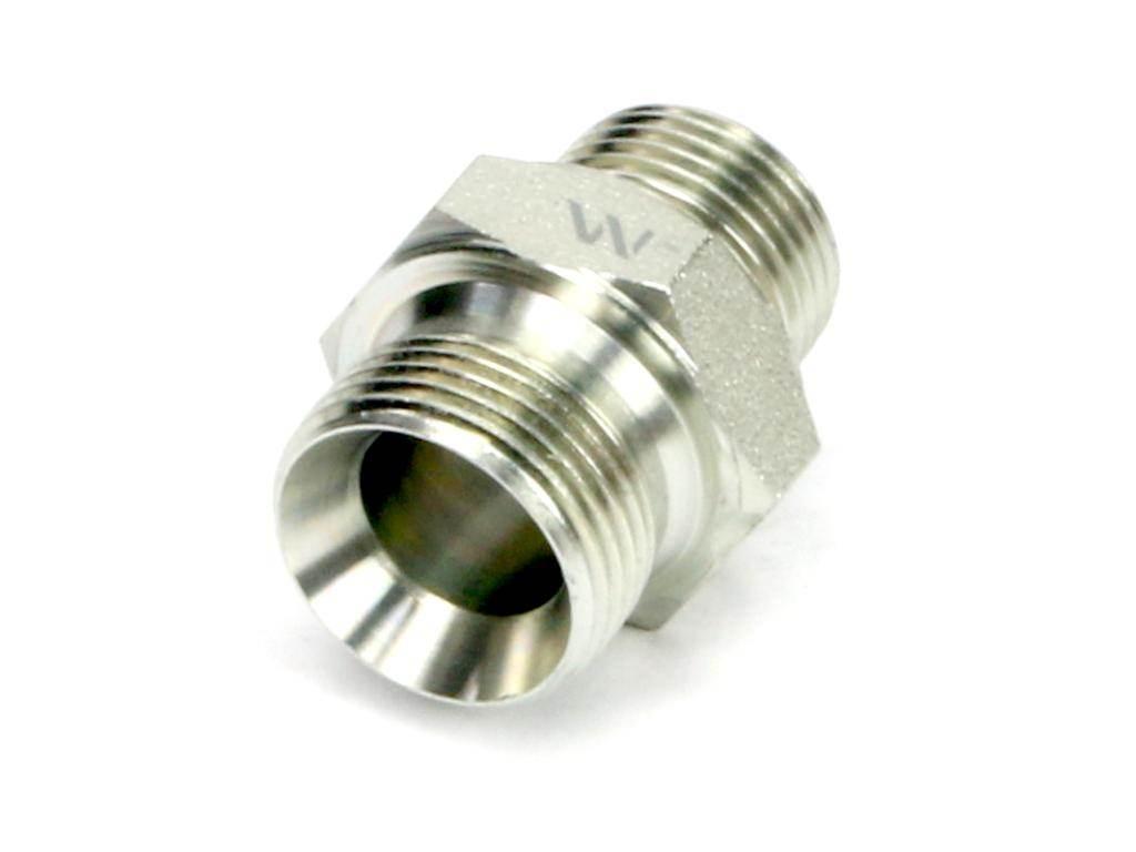 Złączka hydrauliczna redukcyjna calowa BB 3/4" x 1" BSP Waryński 2szt - zdjęcie 2