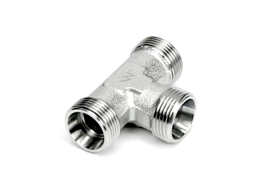 Trójnik hydrauliczny metryczny BBB M18x1.5 12L (XT) Waryński 5szt - zdjęcie 2