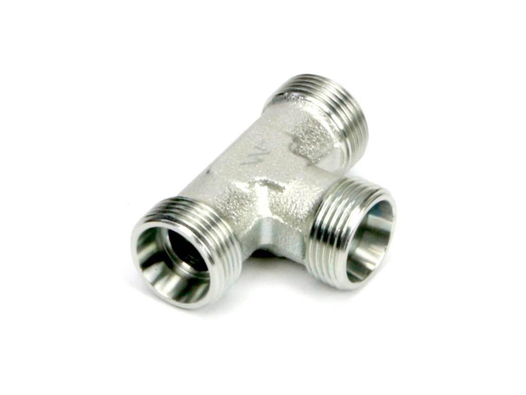 Trójnik hydrauliczny metryczny BBB M12x1.5 06L (XT) Waryński 2szt - zdjęcie 2