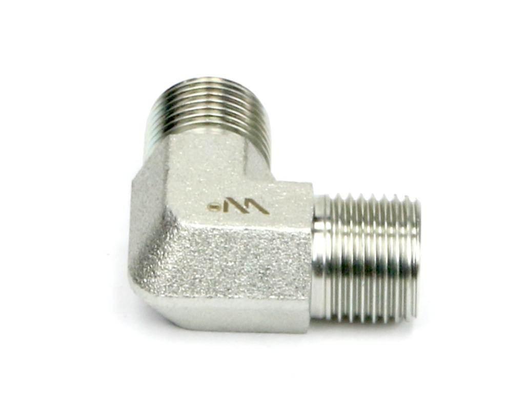 Kolanko hydrauliczne calowe BB 1/8" BSP (XW) Waryński 2szt W-5605050202 - zdjęcie 4