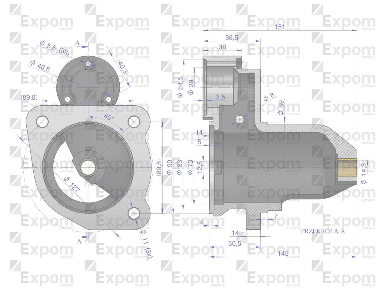 Głowica rozrusznika MS175EX Nowy Typ EXPOM KWIDZYN eu MSX594EX - zdjęcie 3
