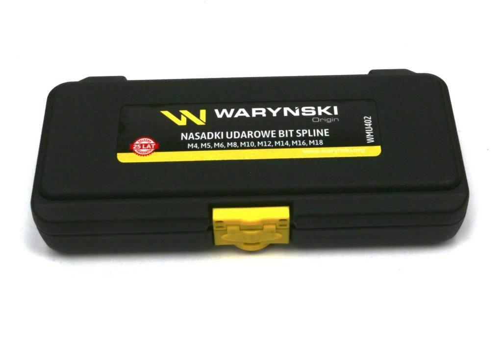 Zestaw nasadek udarowych 1/2 typu SPLINE 9 el Waryński WMU402 - zdjęcie 2
