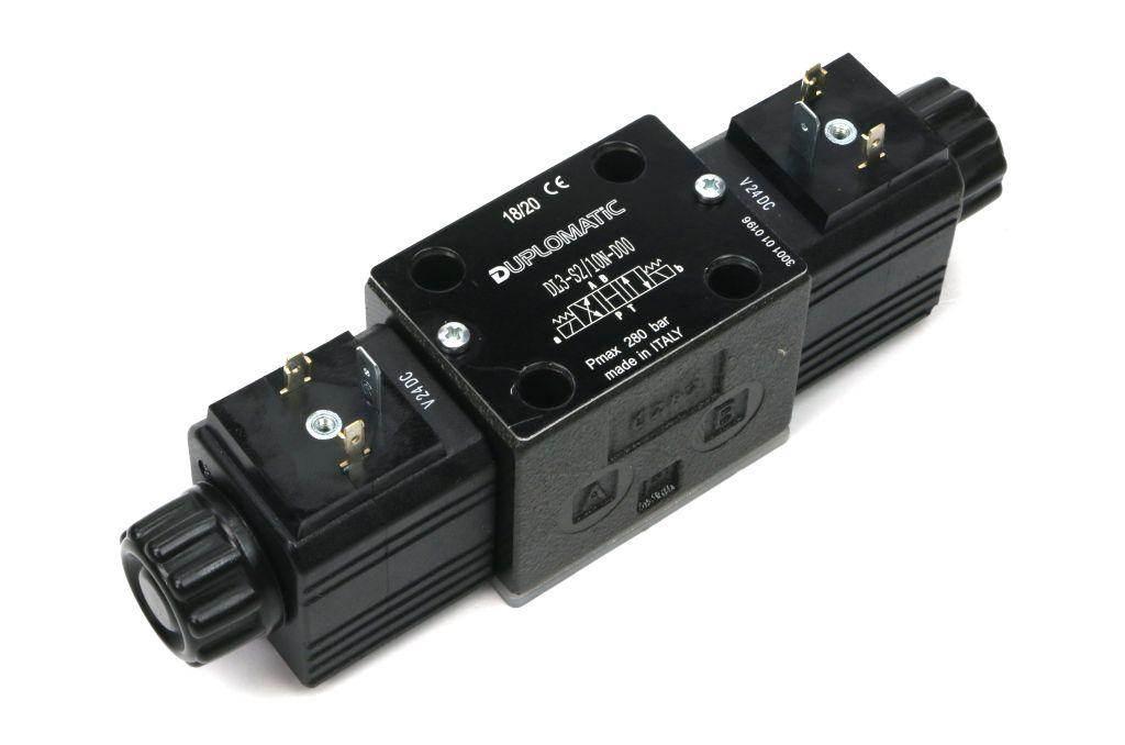 Rozdzielacz (elektrozawór) DL3-S2/10N-D24 24V DC (cewka x 2) Compact 280bar