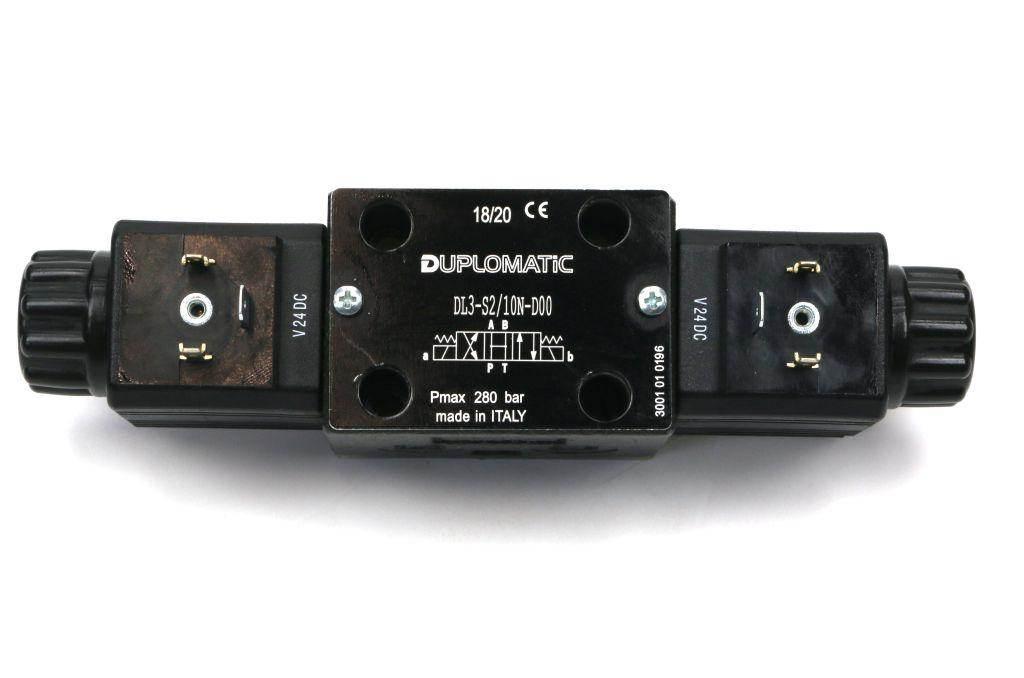 Rozdzielacz (elektrozawór) DL3-S2/10N-D24 24V DC (cewka x 2) Compact 280bar - zdjęcie 2