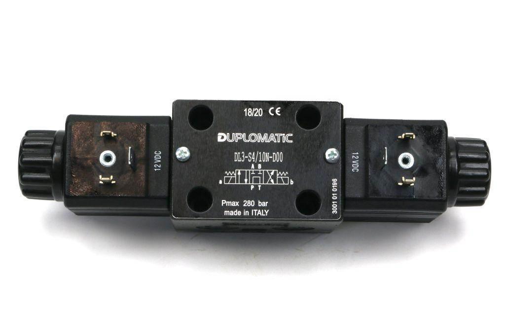 Rozdzielacz (elektrozawór) suwak "n" DL3-S4/10N-D12 12V DC (cewka x 2) Comp - zdjęcie 2