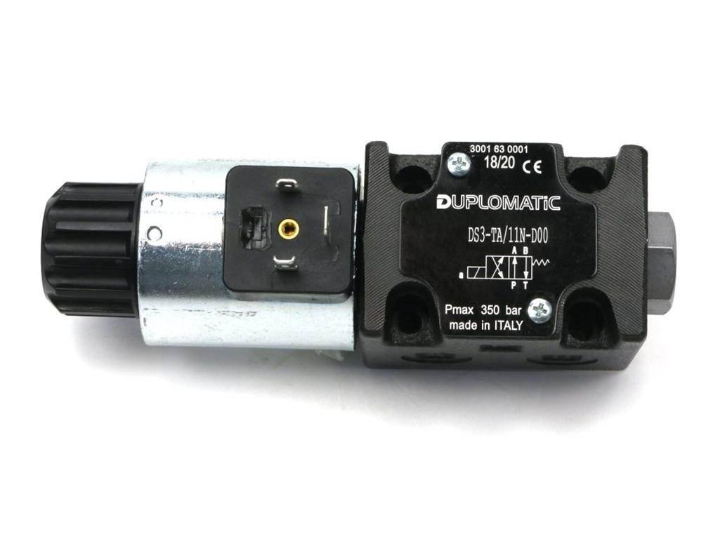Rozdzielacz (elektrozawór) DS3-TA02/11N-D12 12V DC (cewka x 1) Heavy 350bar - zdjęcie 2