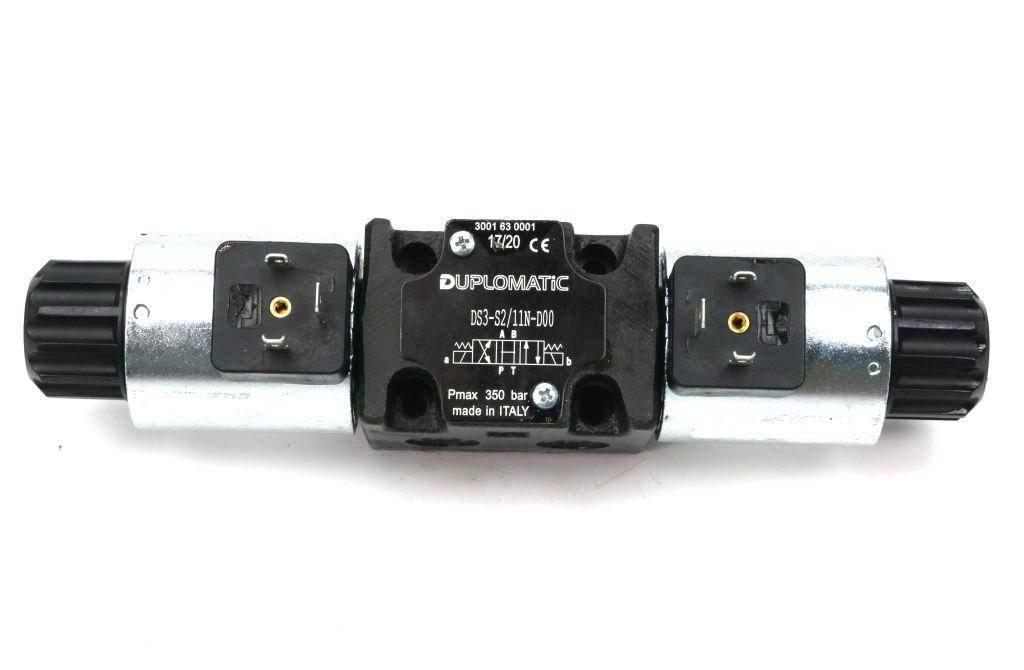 Rozdzielacz (elektrozawór) suwak "H" DS3-S2/11N-D12 12V DC (cewka x 2) Heav - zdjęcie 2