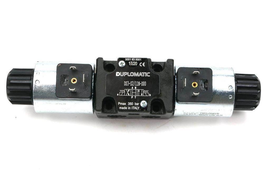 Rozdzielacz (elektrozawór) suwak "H" DS3-S2/11N-D24 24V DC (cewka x 2) Heav - zdjęcie 2