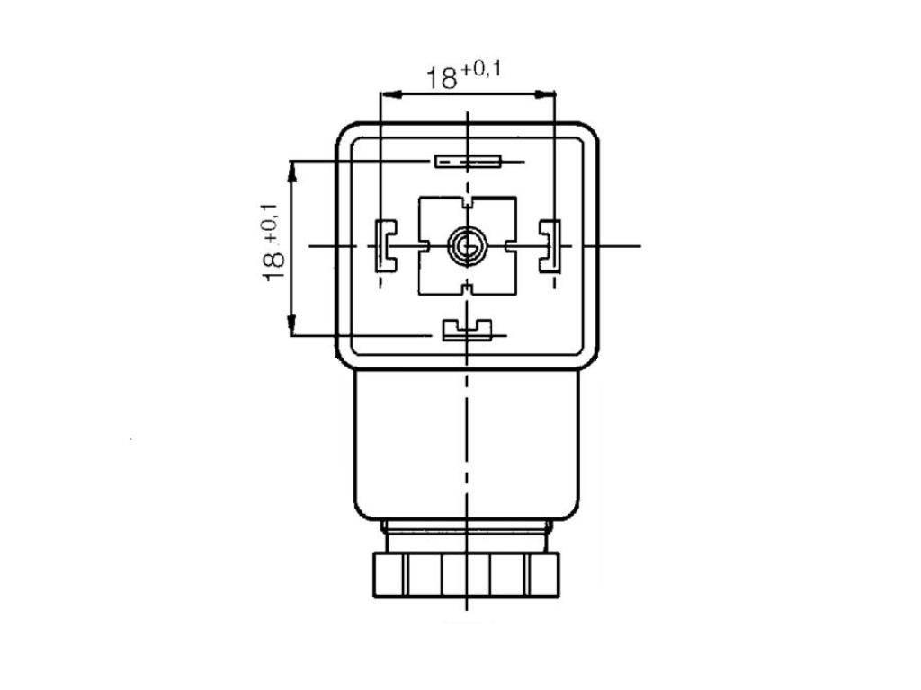 Wtyczka elektryczna 4-pin (3+PE). PG9 DISI RM-PG9/4-PE - zdjęcie 2