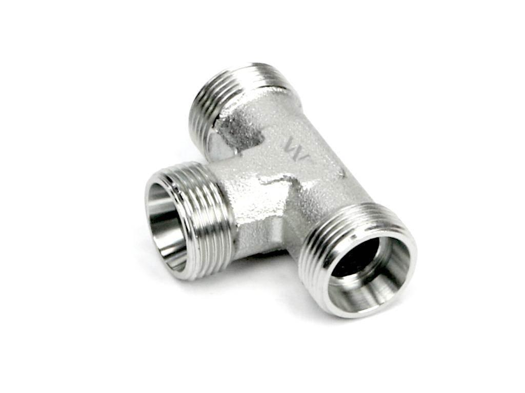 Trójnik hydrauliczny metryczny BBB M18x1.5 12L (XT) Waryński 50szt - zdjęcie 2