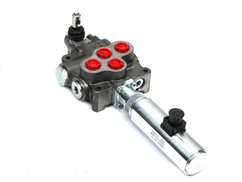 Rozdzielacz hydrauliczny (80 l/m) 1 sekc.ster. Ręczno elektryczne 12 DC - zdjęcie 2