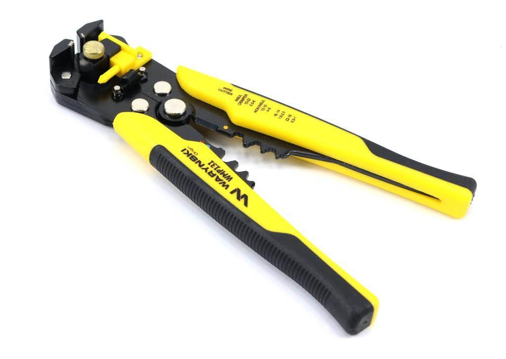 Ściągacz izolacji automatyczny 24-10 AWG ze szczękami ze stali Cr12MoV Wary