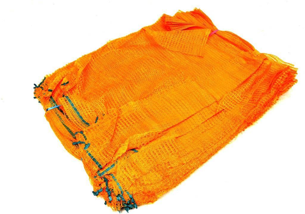 Worek raszlowy 25-30kg z zaciągiem żółty ( opakowanie zawiera 100 szt.)