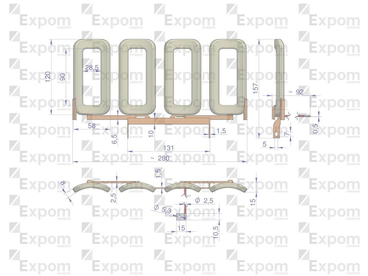 Uzwojenie. cewka stojanu 8541200. 151120 R10. R11 EXPOM KWIDZYN eu - zdjęcie 2
