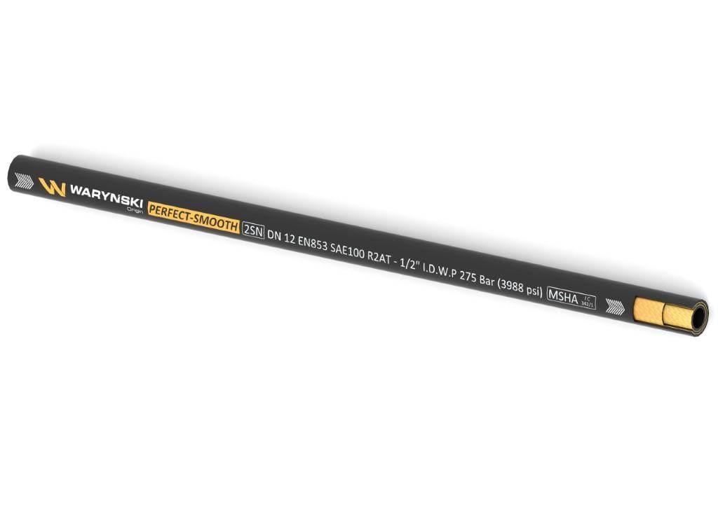 Wąż hydrauliczny do zakuwania PERFECT-SMOOTH 2SN DN12 2-oplotowy 275 Bar Wa - zdjęcie 2