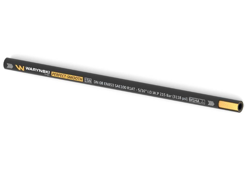 Wąż hydrauliczny do zakuwania PERFECT-SMOOTH 1SN DN08 1-oplotowy 215 Bar Wa - zdjęcie 2