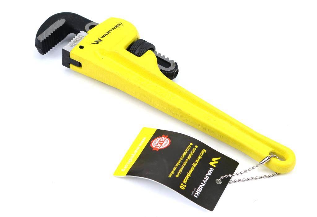 Klucz do rur typ amerykański 10" wzmocniony szczęki CrMo max średnica 40 mm