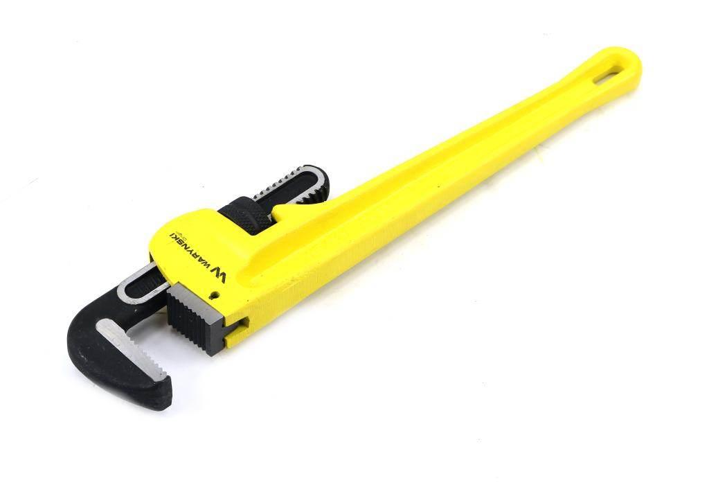 Klucz do rur typ amerykański 12" wzmocniony szczęki CrMo max średnica 55 mm - zdjęcie 2