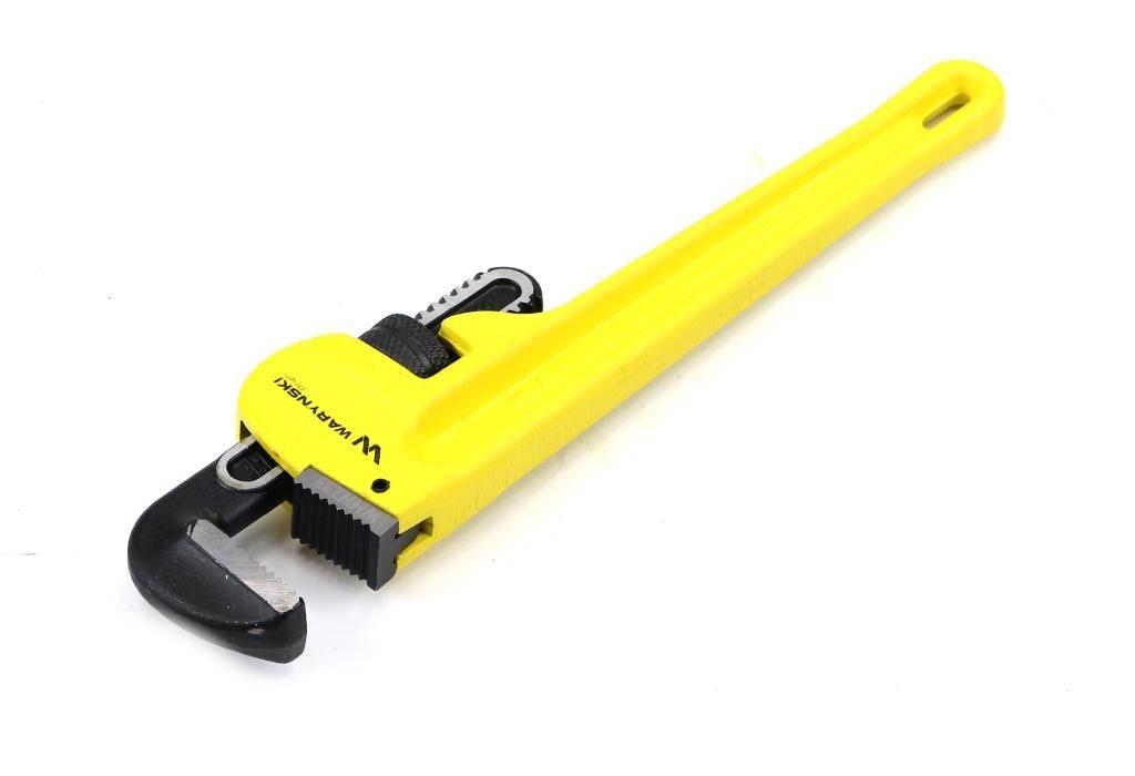 Klucz do rur typ amerykański 18" wzmocniony szczęki CrMo max średnica 73 mm - zdjęcie 2