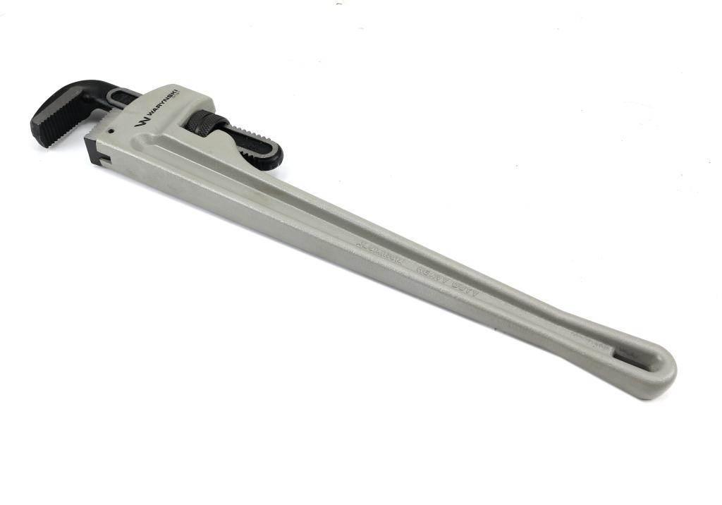Klucz do rur typ amerykański 24" uchwyt aluminium wzmocniony szczęki CrMo m