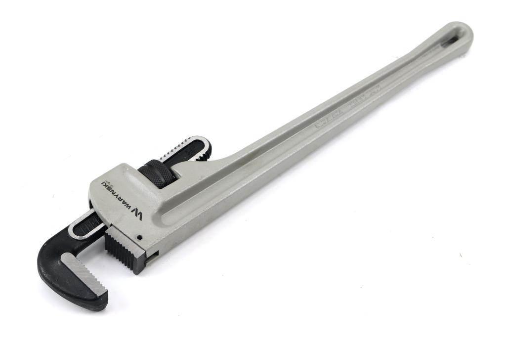 Klucz do rur typ amerykański 24" uchwyt aluminium wzmocniony szczęki CrMo m - zdjęcie 2