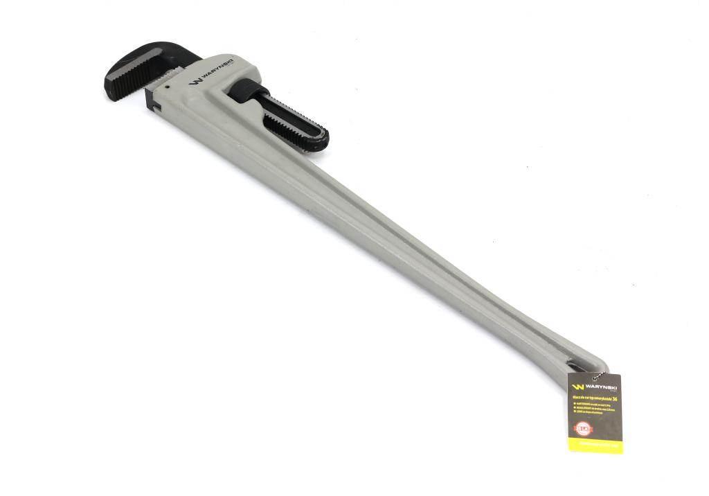 Klucz do rur typ amerykański 36" uchwyt aluminium wzmocniony szczęki CrMo m