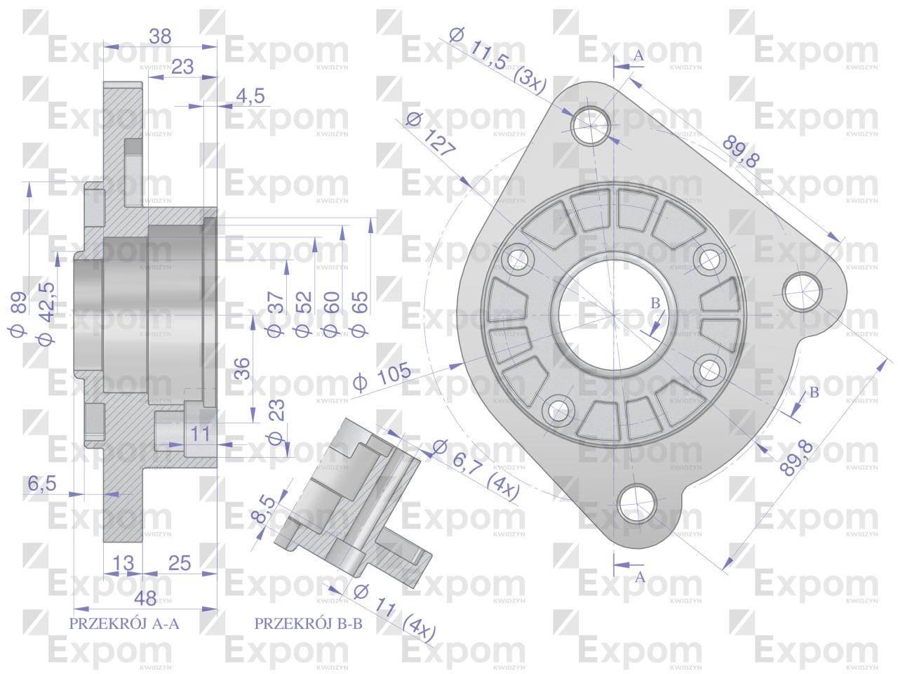 Głowica rozrusznika Fendt Renault typu Magneton 9142801 Blue Line EXPOM KWI - zdjęcie 2