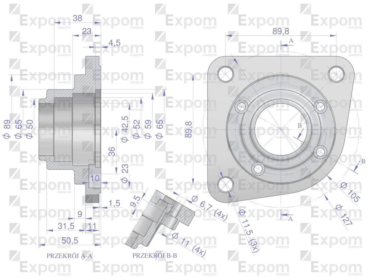 Głowica rozrusznika Case typu Magneton 9142805 Blue Line EXPOM KWIDZYN - zdjęcie 2