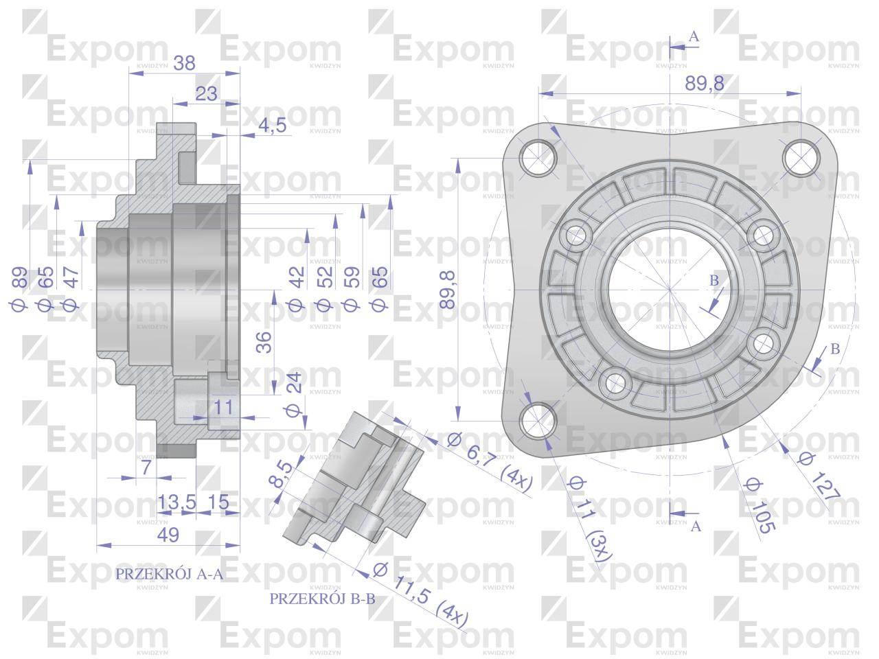 Głowica rozrusznika typu Magneton 9142702 Blue Line EXPOM KWIDZYN - zdjęcie 2
