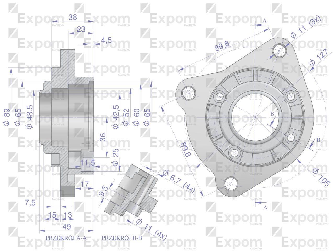 Głowica rozrusznika typu Magneton 9142743 Blue Line EXPOM KWIDZYN - zdjęcie 2
