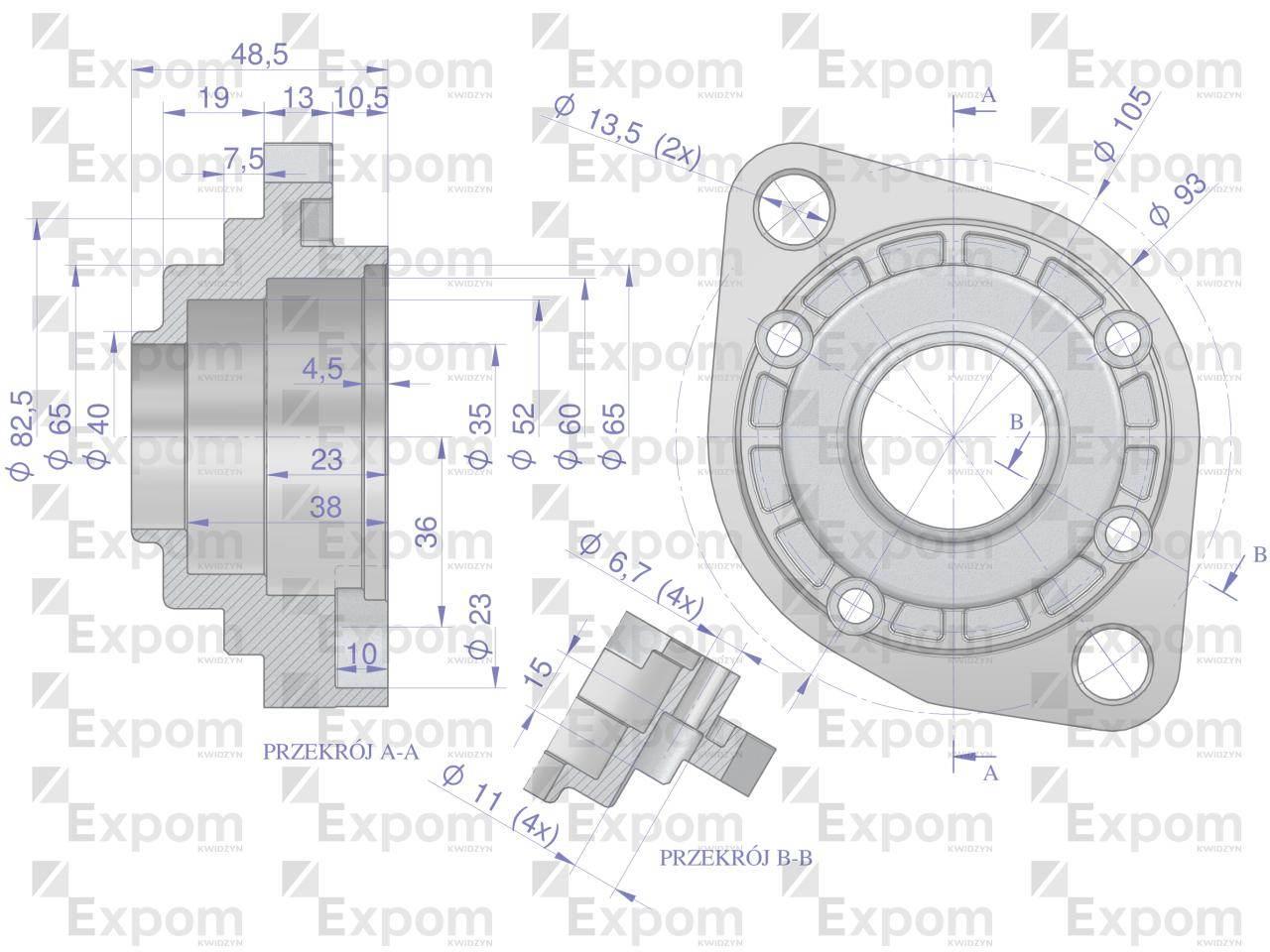 Głowica rozrusznika typu Magneton 9142700 Blue Line EXPOM KWIDZYN - zdjęcie 2