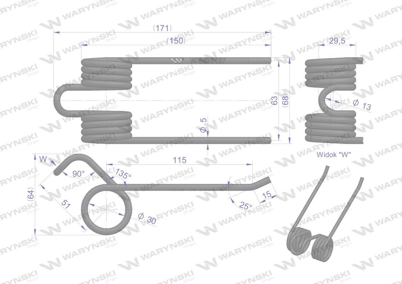 Palec podbieracza zastosowanie GALLIGNANI 8876437 Waryński W-8876437 - zdjęcie 2