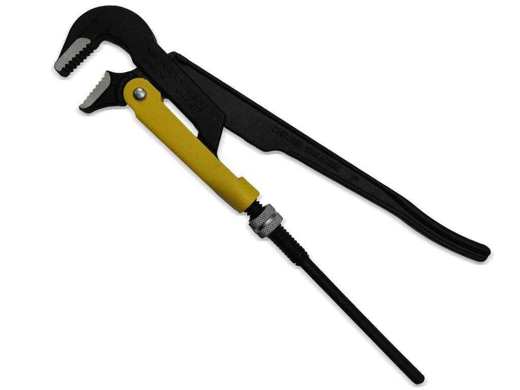 Szczypce nastawne 1" szwedzkie do rur szczęki typ 90° o rozstawie max 40mm - zdjęcie 2