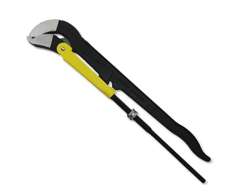 Szczypce nastawne szwedzkie do rur szczęki typ S o rozstawie max 103mm dług