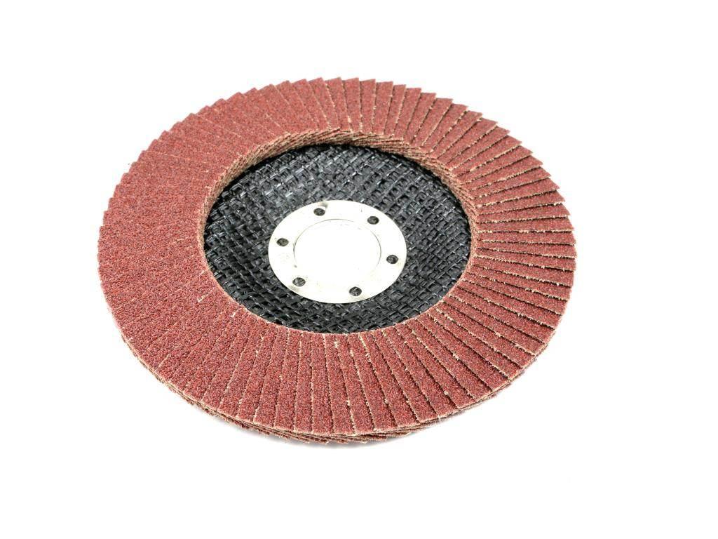 Tarcza do szlifierki 125 mm lamelkowa z elektrokorundem GR60 szt.) Waryński - zdjęcie 2