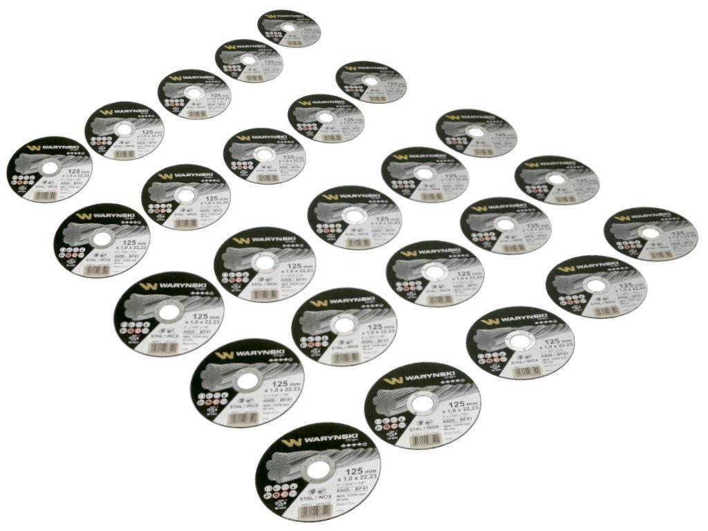 Tarcza do cięcia metalu 125 x1.0 x22.23 mm wielopak Waryński szt) 25szt