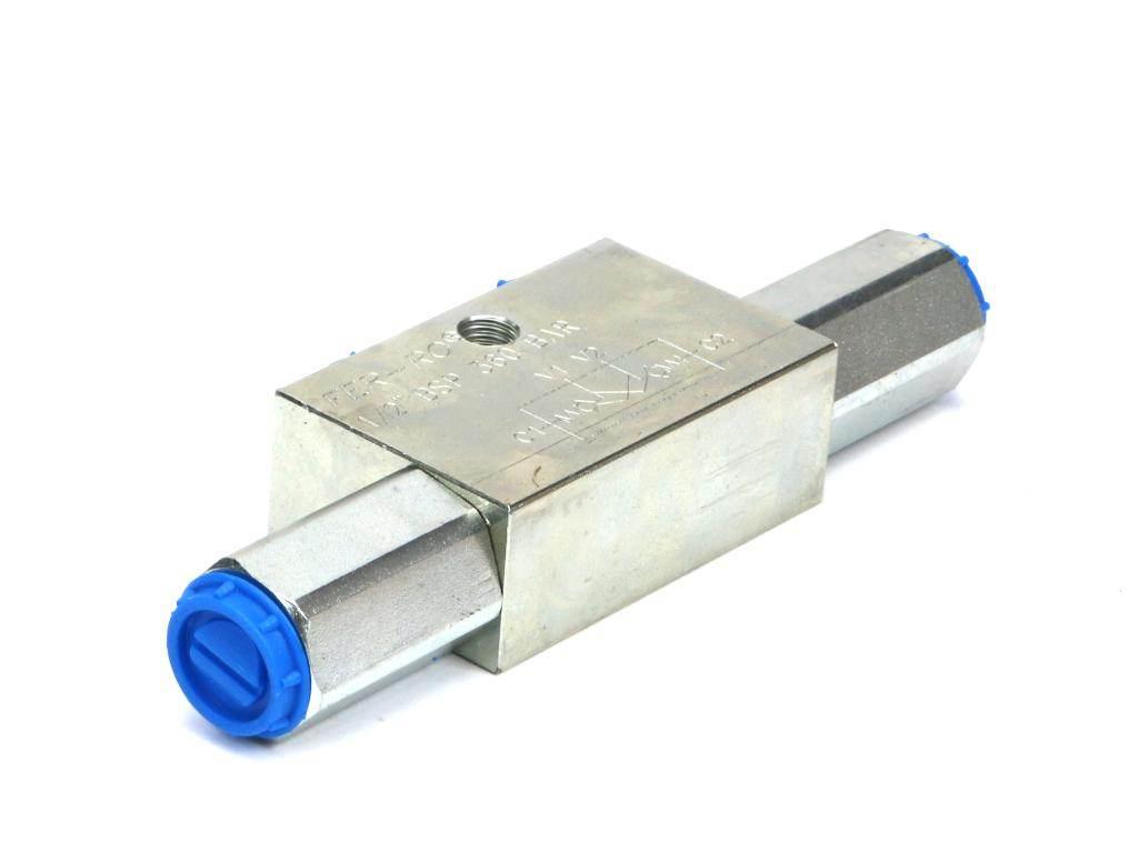 Zawór zwrotny bliźniaczy sterowany VBPDE 1/2" - 360bar - 50l/min - (zamek h - zdjęcie 2