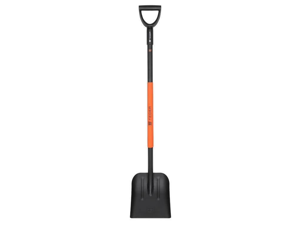 Łopata piaskowa na metalowym trzonku - wzmocniona (240/270/1250mm), TEGER
