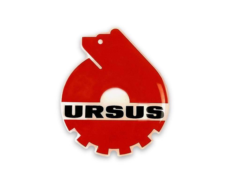 Emblemat. naklejka wypukła 3D-w3 ORYGINAŁ URSUS 4szt EM-URS3U