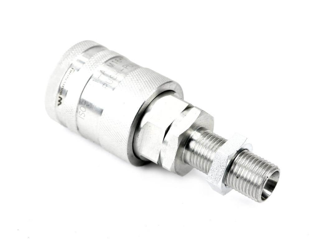 Szybkozłącze hydrauliczne gniazdo long M16x1.5 gwint zewnętrzny EURO PUSH-P - zdjęcie 2