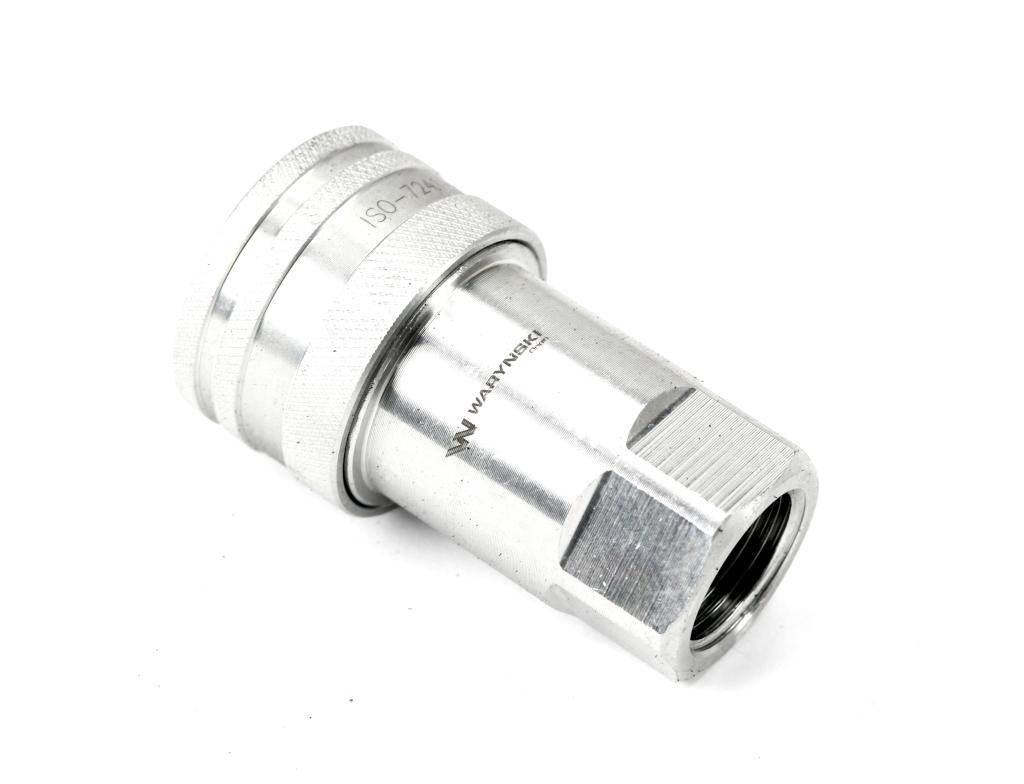 Szybkozłącze hydrauliczne gniazdo G1/2"BSP gwint wewnętrzny EURO ISO 7241-A - zdjęcie 2