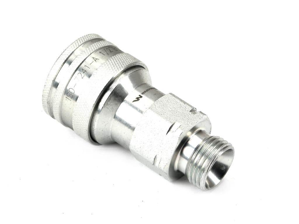 Szybkozłącze hydrauliczne gniazdo G1/2"BSP gwint zewnętrzny EURO ISO 7241-A - zdjęcie 2