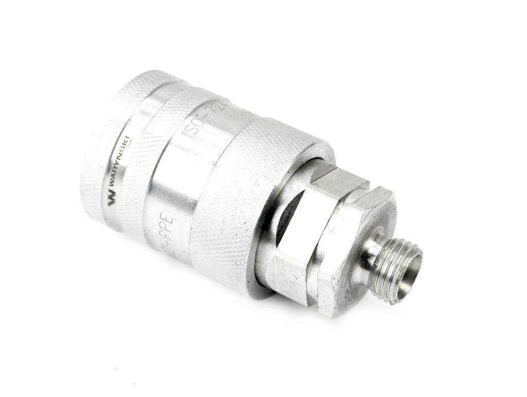 Szybkozłącze hydrauliczne gniazdo G1/2"BSP gwint zewnętrzny EURO PUSH-PULL - zdjęcie 2