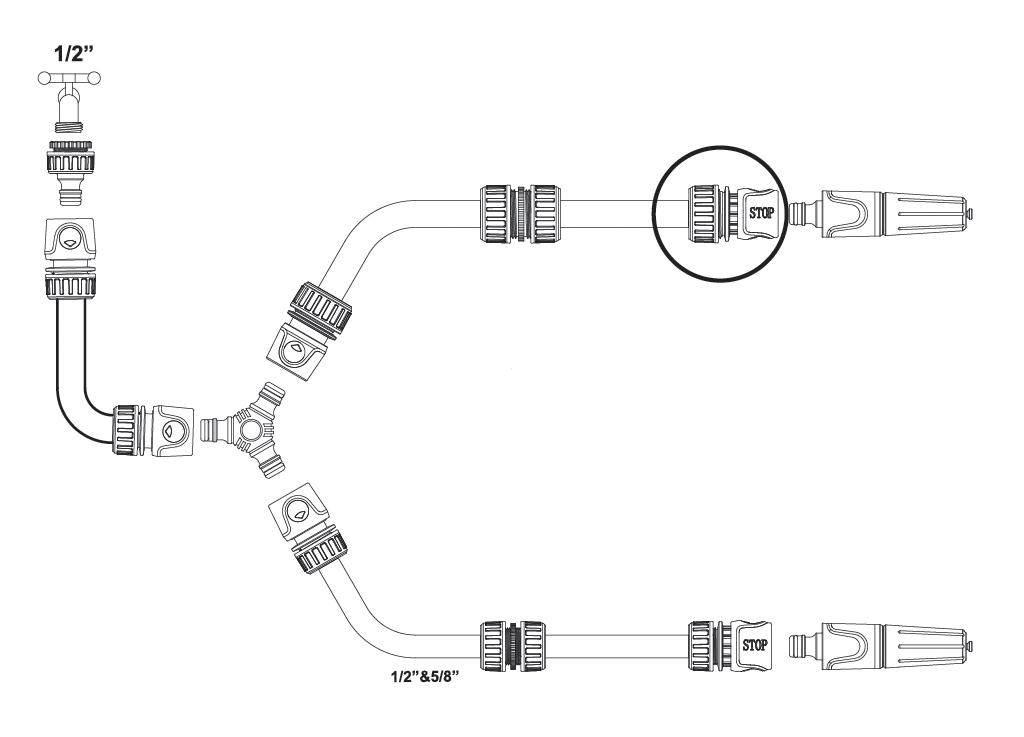 Szybkozłączka 3/4" - z waterstop / TEGER T-O-NPIS004 - zdjęcie 5