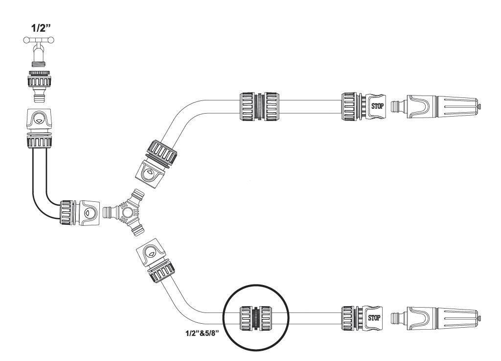 Łącznik węża 1/2" / TEGER T-O-NPIS006 - zdjęcie 5