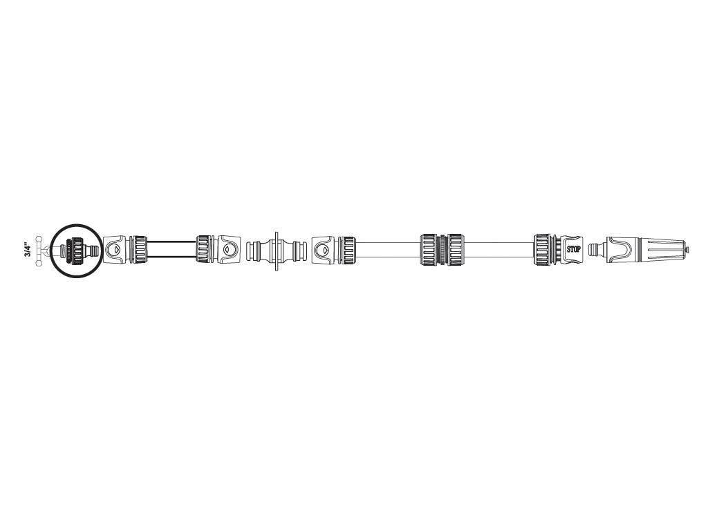 Przyłącze do kranu 3/4" & 1" / TEGER T-O-NPIS008 - zdjęcie 5