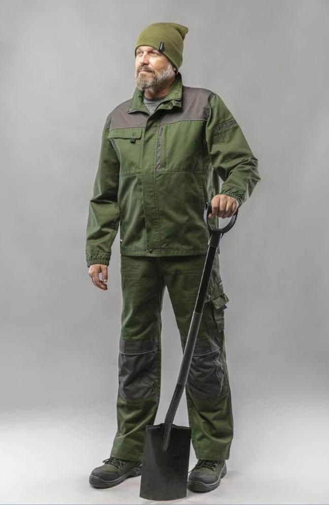 Bluza robocza zielona RUWER r.S (48) ROBLU-S - zdjęcie 2